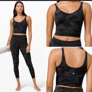 lululemon Camo Align Top and Wunder Train Leggings
